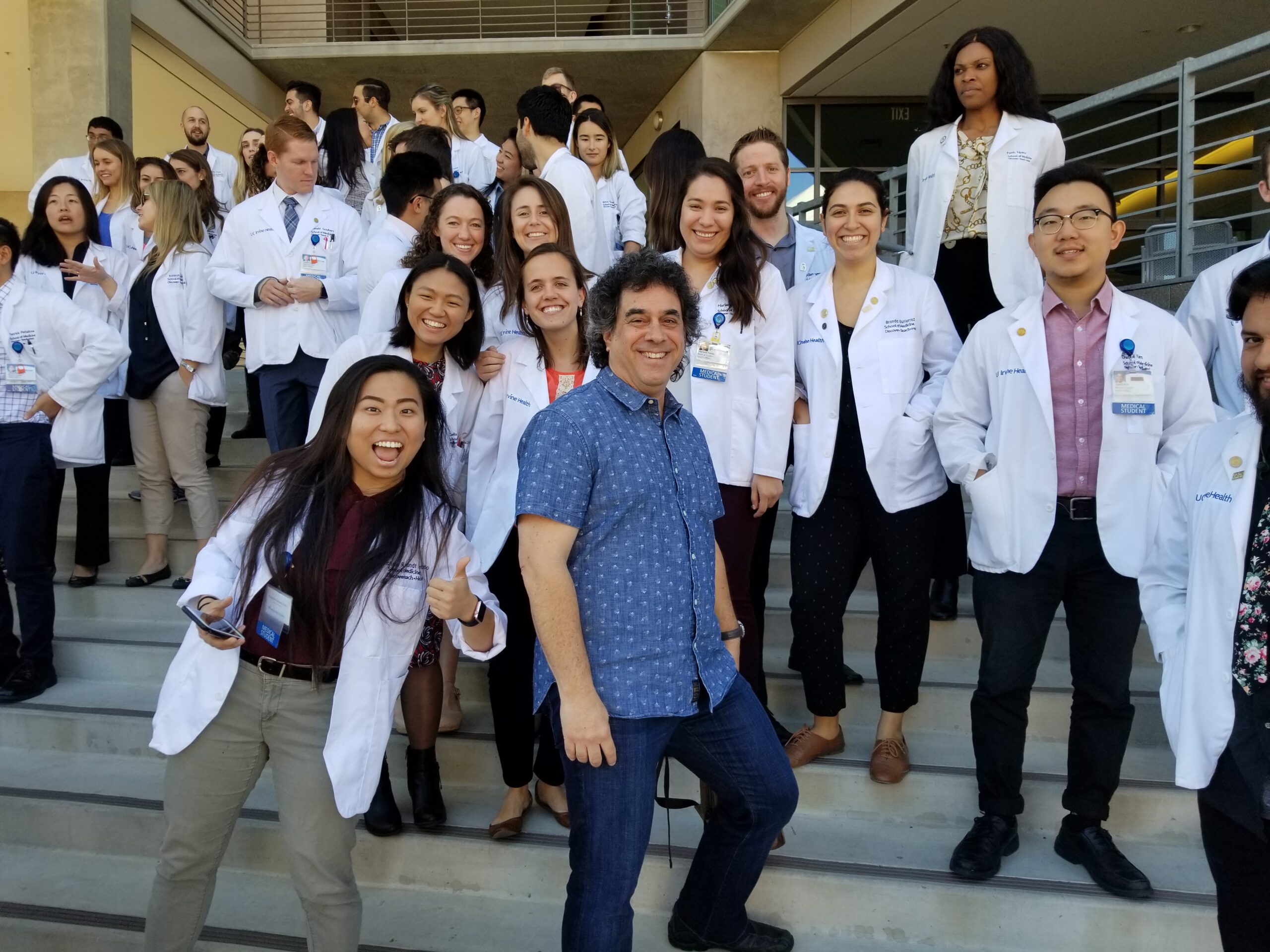 Speaking to UCI med students